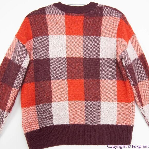 NEW Madewell Fenimore Pullover Sweater in Plaid, XS - Picture 7 of 15